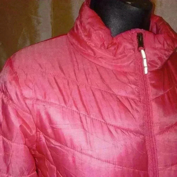 Girls Coral Colored  Columbia puffer jacket - Picture 10 of 12